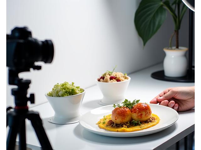 Creación de contenido gastronómico y fotografía de comida profesional